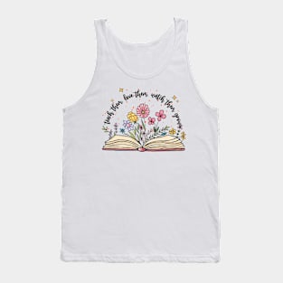 Flowers BookTeacher Appreciation Last Day Of School Bruh We Out Thank You Teacher Tank Top